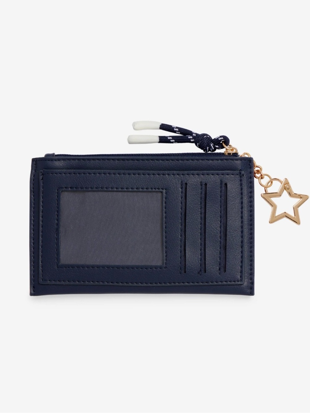 Shiraleah Taylor Card Case in Navy Bag Charm NWT